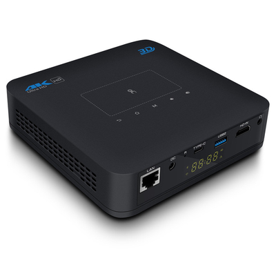 300 lúmens HDMI entraram o foco elétrico Android 9,0 de BT 4,2 espertos do projetor do DLP