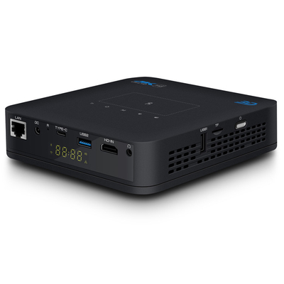 300 lúmens HDMI entraram o foco elétrico Android 9,0 de BT 4,2 espertos do projetor do DLP