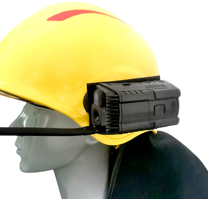 Detecção do gás da montagem de câmera do capacete de segurança de Live Video Safety Helmet Camera do bombeiro