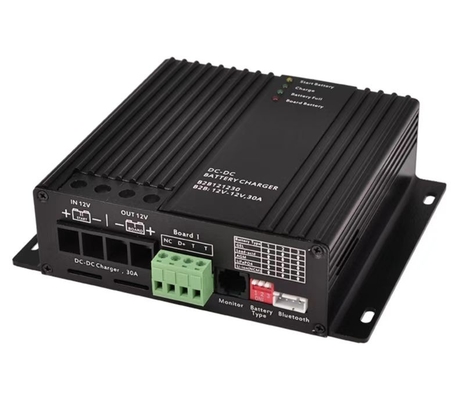 Carregador de bateria FCC 30A DC DC para bateria LifePO4 selada em gel de lítio chumbo-ácido AGM