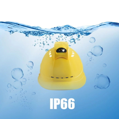 Capacete 4G Live Steam Split com câmera montada em capacete de segurança para mineração de construção