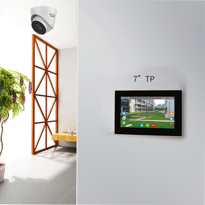Campainha video sem fio de 1080p Wifi visão noturna prendida entrada da câmera de 7 polegadas