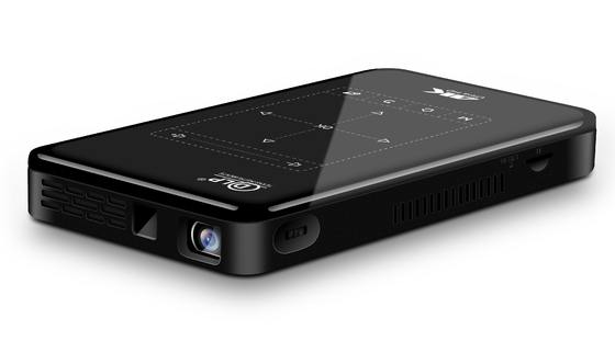 Miniprojetor de vídeo portátil de 65 lúmens Entrada HDMI/USB/AV/VGA Peso líquido 206 g