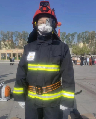 Capacete de bombeiro para detecção de gás Câmera termográfica infravermelho Câmera para capacete de segurança à prova de fogo