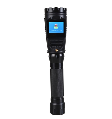 Lanterna policial multifuncional DVR Ambarella Chipset Bateria de 8000mAh