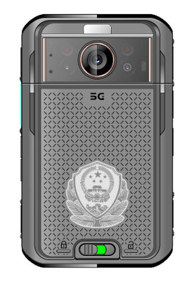 5G NR/SA Thermal Imaging Body Camera 4K HD 3500mah Bateria dupla EIS 4G 64GB 3,1 polegadas LCD