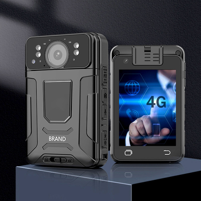 1080P 4G Body Worn Camera acima de 15 horas Tempo de gravação Mp4 com H.264/ H.265 Bodycam