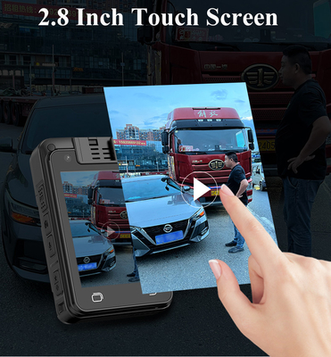 2K Bodycam vigilância de segurança Guarda GPS vídeo ao vivo Gravação Armazenamento 32GB 128GB 256GB H.264/H.265