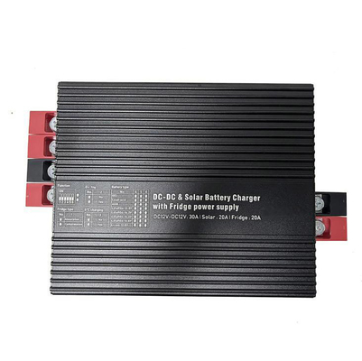 DC12V 30A Carregador de reforço MPPT controlador solar Carregador de geladeira para RV Veículo iate de carro