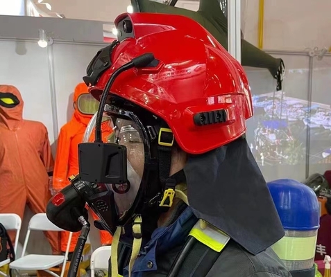 4G vídeo ao vivo bombeiro câmera térmica robusta de alta proteção corpo capacete câmera à prova de água à prova de fogo