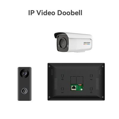 166° Ângulo de visão todo preto/prata Sinal de vídeo WIFI 8 meses