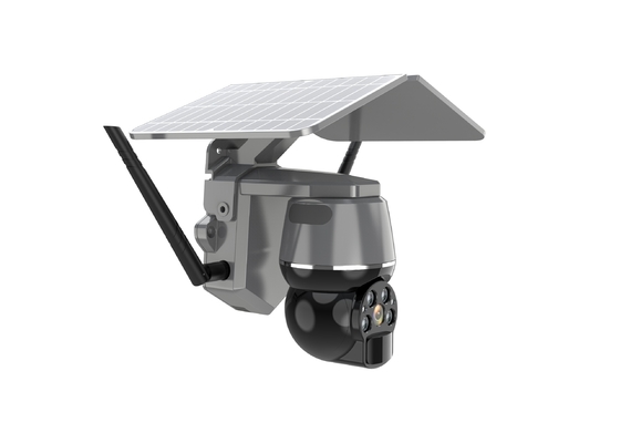 4G Solar CCTV Camera Hi3518E SoC alto-falante Ângulo de visão largo 120 graus