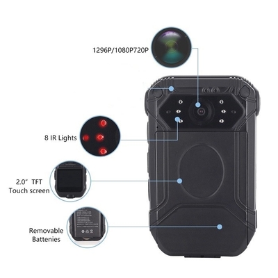 4G Polícia Wearable HD Body Camera Guarda de segurança câmera DVR pessoal