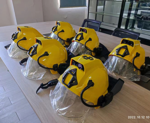 Capa de resgate de bombeiros 4G Sensor de imagem térmica integrado com transmissão ao vivo 2 Way Talk