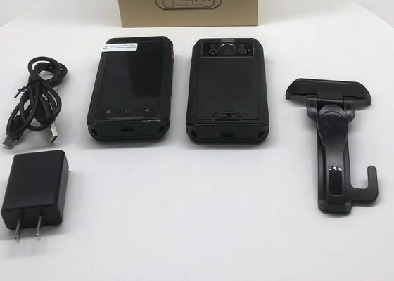 Câmera de uso corporal 5G de 7000mah com memória interna de 2G 16G e holofotes e floodlights de LED de 1,5W