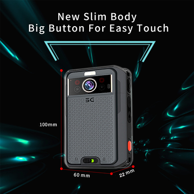 Advanced 5G 13MP Police Body Camera com USB e 2G 16G Memória Interna para segurança aprimorada