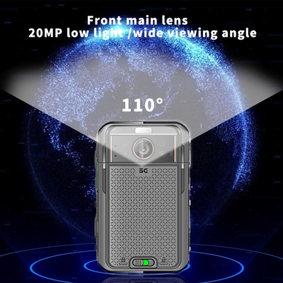 Advanced 5G 13MP Police Body Camera com USB e 2G 16G Memória Interna para segurança aprimorada