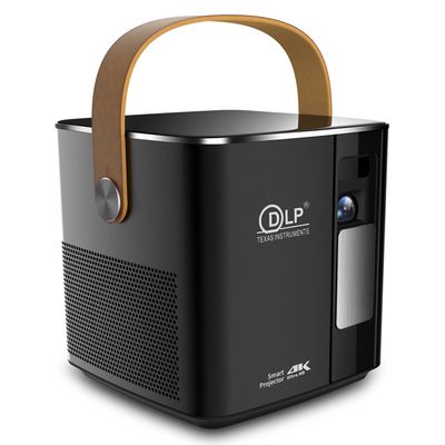 Home Theater DLP Mini Projector com Luz de Projeção e Led Osram 500 1 Contraste Brilhante