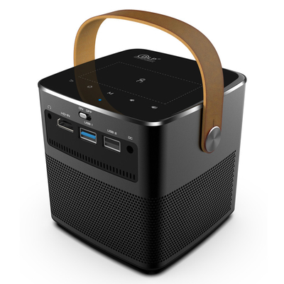 Home Theater DLP Mini Projector com Luz de Projeção e Led Osram 500 1 Contraste Brilhante