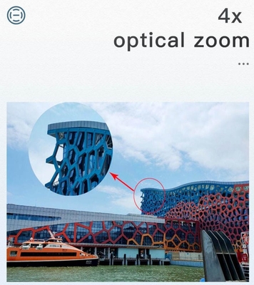 Câmera PTZ 4G com visão noturna e zoom óptico 4X
