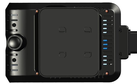 4G GPS Dual core Dash Cam com 170 ângulo de visão amplo e reconhecimento facial do motorista