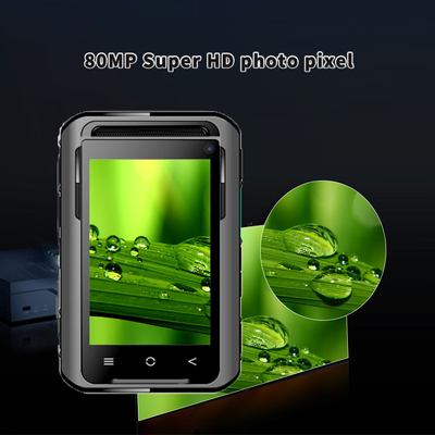 3.1 polegada LCD 5G Camera Body Worn com 3500mAh Bateria dupla EIS 4G 64GB RAM ROM