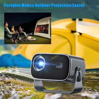 BT 5.0 Bluetooth Mini Projector Portátil Com Ajuste Multi Ângulo Correção de Keystone E Chip de Display de Fonte de Luz LED