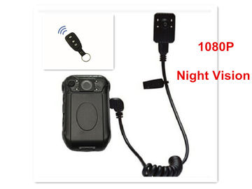 Formato de WiFi Body Camera H.264 MP4 do agente da polícia com a tela de TFT LCD de 2,0 polegadas