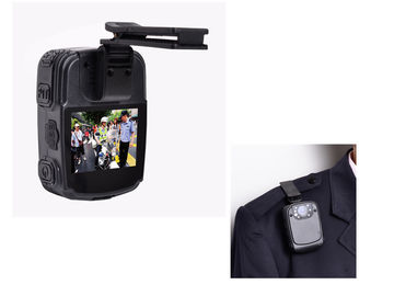 2" câmera Wearable da polícia da tela, câmera da visão noturna ângulo de 130 graus de largura