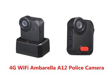 Chipset gasto de Ambarella A12 LA55 do ângulo de visão das câmeras 160°Field da polícia durável