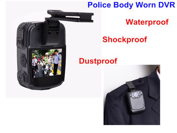 Material preto durável do ABS da tela do quadrado de Mini Body Worn Video Camera LCD