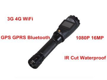 3G / chipset da lanterna elétrica MTK8735 da segurança da polícia 4G com 3600 MAH Battery
