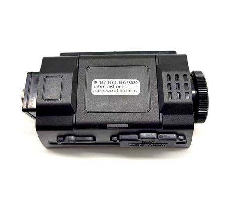 Câmera Tática 4G WiFi Ethernet GPS para Reprodução de Vídeo RS232 RJ45 Portátil