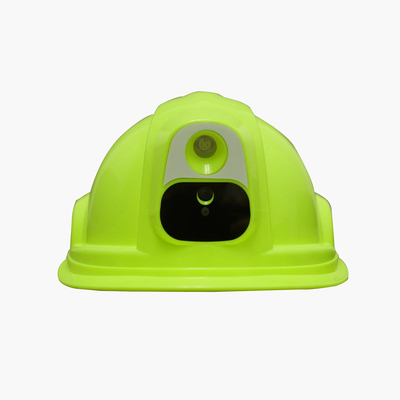Câmera de capacete de segurança de rastreamento GPS 4G com função Wifi e capacidade de armazenamento de 64 GB para trabalhadores de mineração em software de gerenciamento