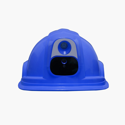 Câmera de capacete de segurança de rastreamento GPS 4G com função Wifi e capacidade de armazenamento de 64 GB para trabalhadores de mineração em software de gerenciamento