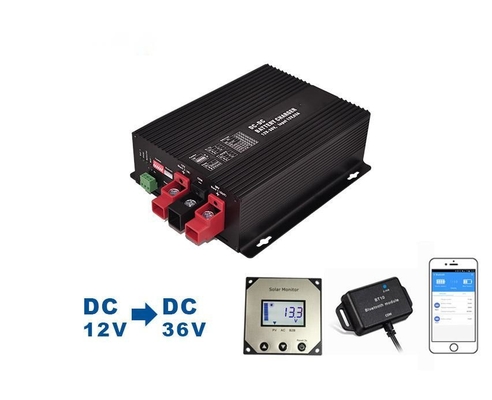 Bateria de 48V de placa Voltagem nominal DC12V a 48V Carregador de bateria com corrente de autoconsumo 35 MA Max Corrente de saída 15.4A