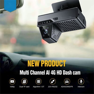 4G Veículo Caixa Negra AI Dashcam ADAS DSM SOS GPS Sistema Avançado de Assistência à Condução Flash 2GB DDR 4GB