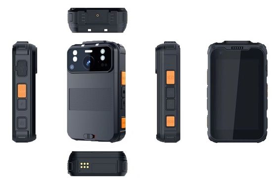 Android 13 Sistema 1440p Câmera corporal pessoal Wifi IP66 5g 4G 64GB RAM ROM 4G 64GB Suporte 5G