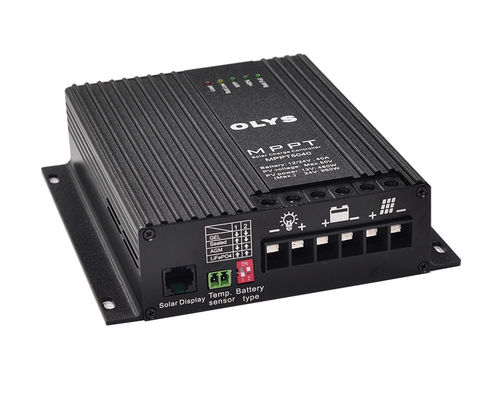 50A MPPT Controlador de carga de entrada dupla 24V DC Carregador de bateria solar