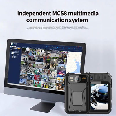 Câmera Corporal 4G Wifi PTT Comunicação de Vídeo Áudio Comando GPS Gravador de Vídeo ao Vivo