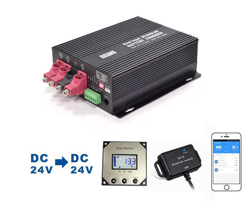 2026 Novo carregador de bateria solar e DC de entrada dupla de 24V-24V B2B 50A MPPT 30A