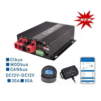 Controlador de carregador CC 12V 30A 60A Canbus Cibus Modbus