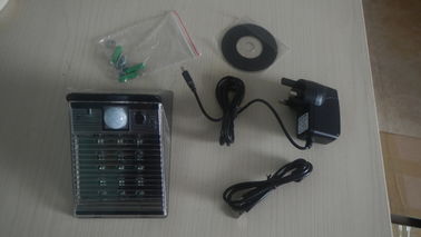 PIR Light Wifi Security Camera solar 2 pixéis mega 1080P construídos na bateria 2500mah