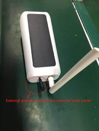 visão noturna mega dos pixéis da câmara de segurança 1080P 2 solares de 4G Wifi com função do IR