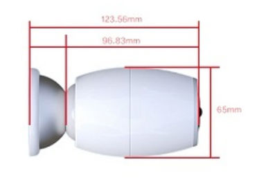 impermeável exterior sem fio completo da bateria recarregável da câmara de vídeo do IP de 1080P HD WiFi
