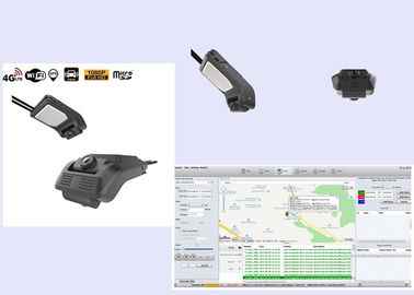 Lente dupla de duplo canal do veículo DVR Dashcam com o gravador de vídeo da câmera da parte dianteira & do Rearview