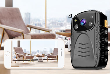 câmera vestida F1 Mini Cctv Waterproof Action Cam da polícia 4K corpo pequeno com o controlador remoto dos Gps de Wifi