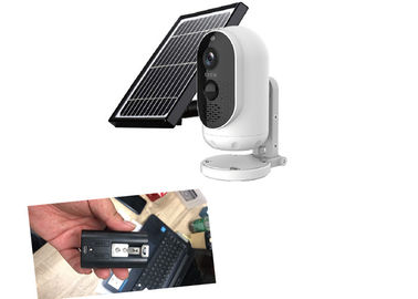 da câmera sem fio exterior da carga da bateria da segurança da câmera do IP de 1080P WiFi cartão audio de PIR Motion Detection SD da fiscalização