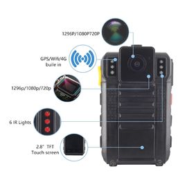 4G Android Police se visão noturna video vestir da câmera de bolso do corpo para civis