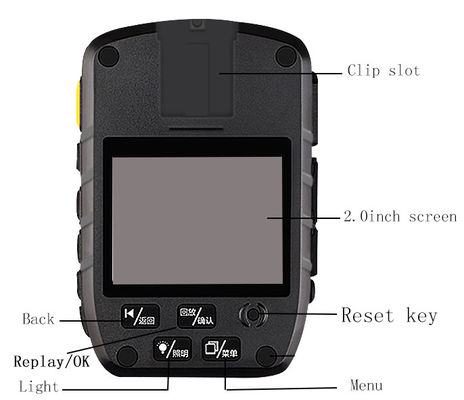 Sensor sem fio do PM CMOS da câmara de vídeo 5,0 da aplicação da lei 1080P da mini câmera gasta da polícia 4K